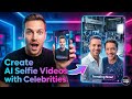 How To Create AI Selfie Videos With Famous Celebrities For Free Trending Now