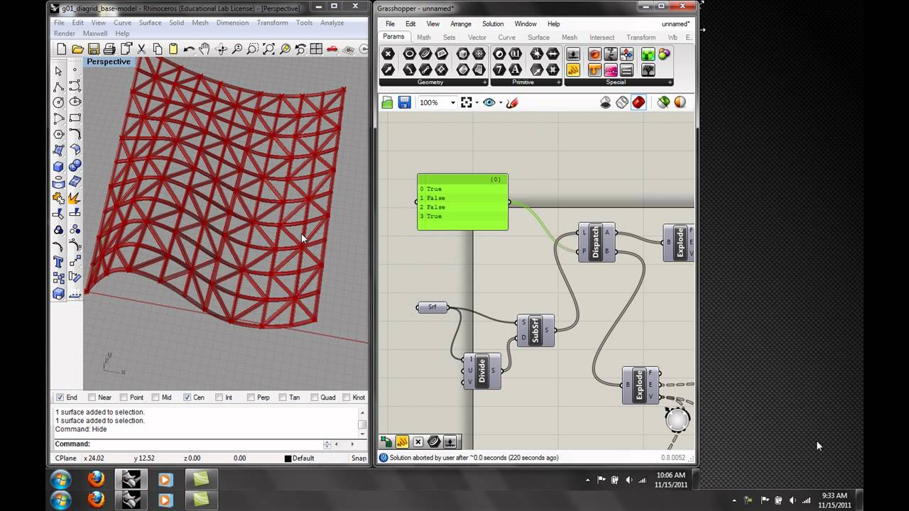 Grasshopper Lecture 4: Data Trees, Structure