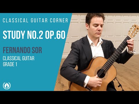 Study No.2 Op.60 by Fernando Sor - Grade 1 Repertoire for Classical Guitar