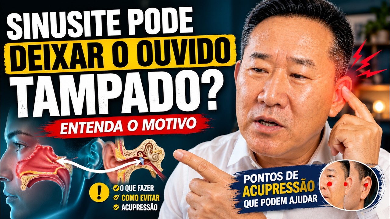 POR QUE A SINUSITE TAPA O OUVIDO? | Peter Liu