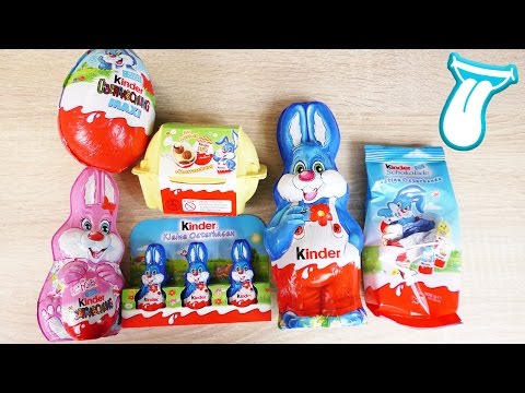 KINDER Schokolade OSTER SPECIAL - Riesige Überraschungseier und Osterhasen zum Essen