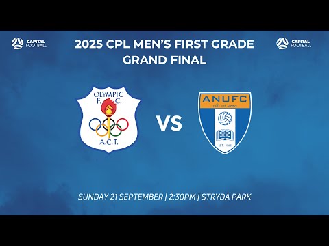 Capital Football CPL Men's 1st Grade Grand Final - Canberra Olympic vs ANU FC