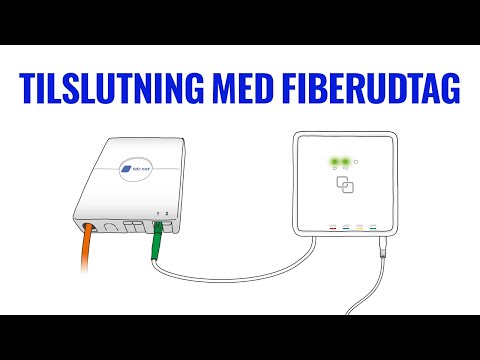 Waoo tilslutning FiberTwist med fiberudtag