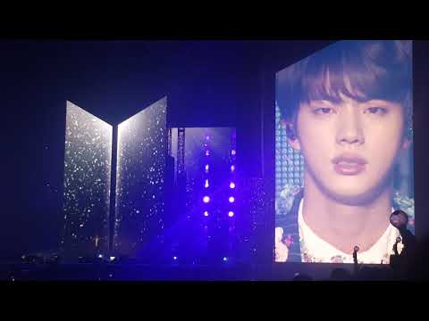 BTS JIN- EPIPHANY FANCAM Love Yourself Tour LA 180905