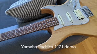 Video thumbnail for Yamaha Pacifica 112J demo by gringopig
