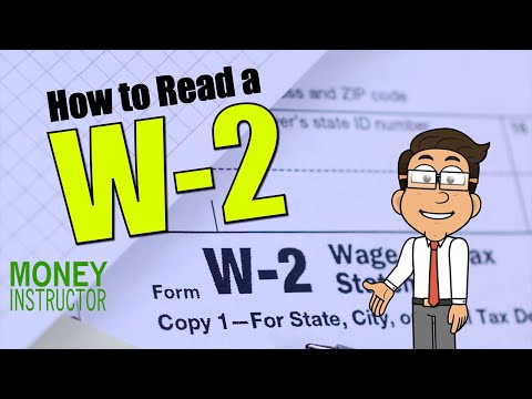 How to Read Your W-2 Tax Form | Money Instructor