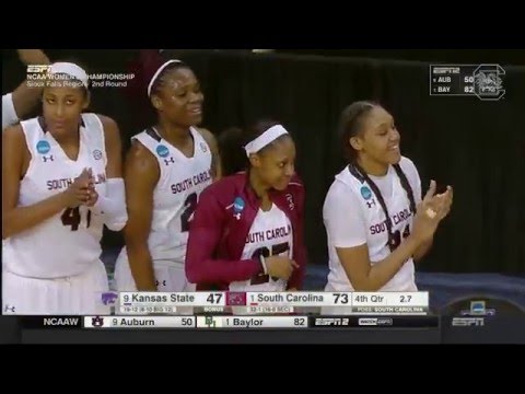 HIGHLIGHTS: Women's Basketball Defeats Kansas State 73-47 (3/20/16)