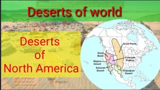 Deserts of world #deserts of North America #upsc #nda #cds #competitive exams