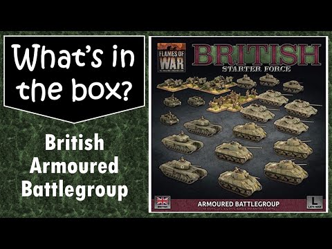 Flames of War British Armoured Battlegroup starter set Unboxing & review: What's in the box?