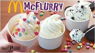 1 Minute *Instant* MCDONALD'S MCFLURRY! 🍦3 Ingredient SOFTY ICE CREAM Recipe! No Machine!