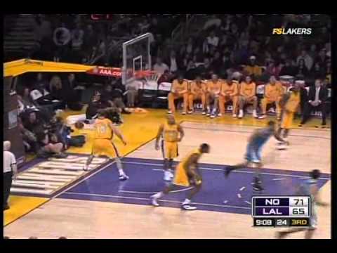 Chris Paul 32pts-15ast + David West 40pts vs. Lakers (01.06.09)