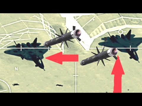 Russian Aircraft Carrier Air Defense System Shooting Down Incoming Fighter Jets