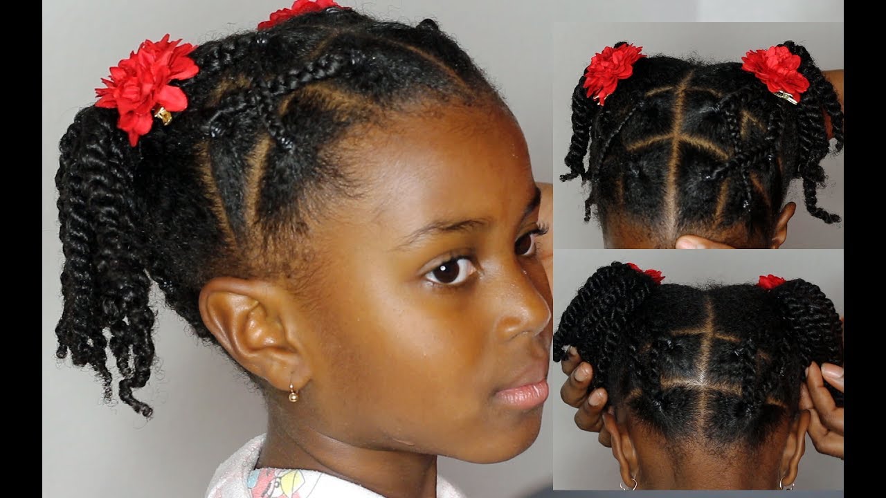 Penteado para criança | penteado infantil | cabelo crespo natural 4b/4c | Ira  e Ariel 👧💗👩