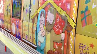 Metro de Madrid arranca el Tren de la Navidad
