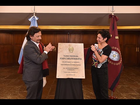 El Teatro Provincial lleva el nombre de Juan Carlos Saravia