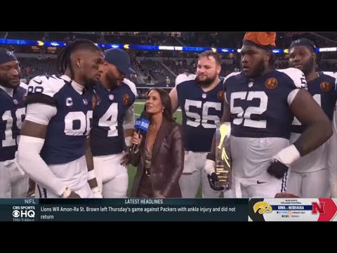 PostGame Interview | Dak Prescott & CeeDee Lamb talks after Cowboys win over Chiefs on Thanksgiving