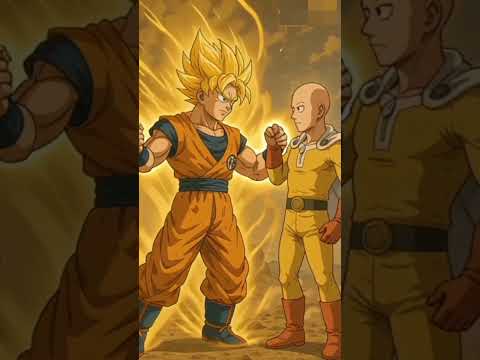 🔥 Goku vs Saitama – Ultimate Power Clash 💥 | Ultra Instinct vs Serious Punch ⚡ #Goku #Saitama