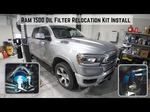 Ram Oil Filter Relocation Kit Install