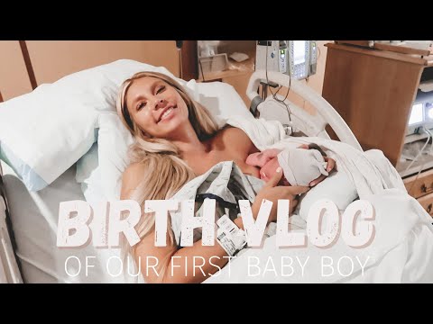 BIRTH VLOG | induced labor and delivery of our first baby