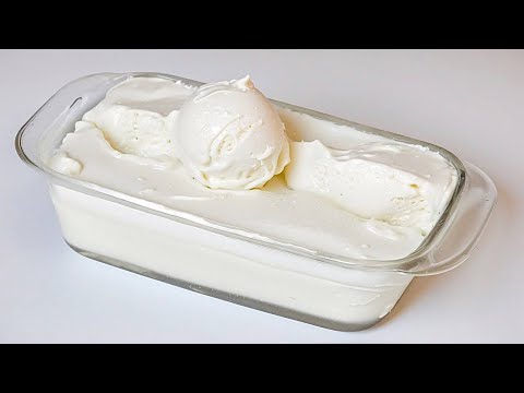 Easy Vanilla Ice Cream [3 ingredients]