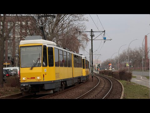 Führerstandsmitfahrt KT4D Linie 61 Karl-Ziegler-Straße - Rahnsdorf Waldschänke
