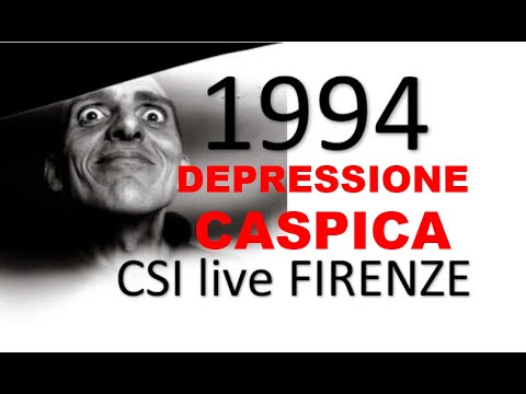 13 CSI DEPRESSIONE CASPICA LIVE Palasport FIRENZE 1994 audio mixer CAM PAL