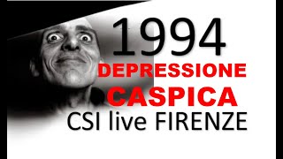 13 CSI DEPRESSIONE CASPICA LIVE Palasport FIRENZE 1994 audio mixer CAM PAL