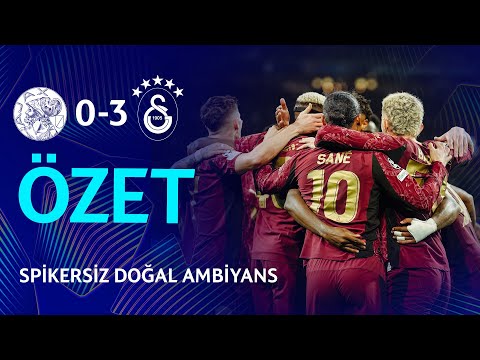 📺 ÖZET | Ajax 0-3 Galatasaray (Spikersiz Doğal Ambiyans) #AJAvGS #UCL