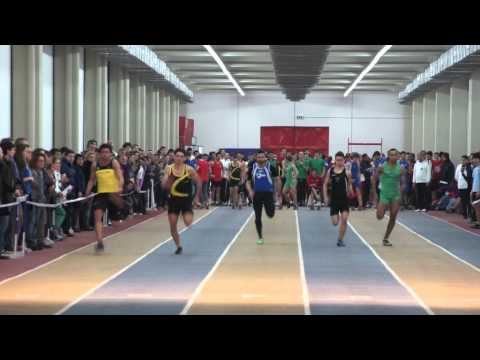 MANIFESTAZIONE REGIONALE INDOOR C.R. FIDAL LAZIO 60 piani Uomini batteria 2  Basciani- Moscetti