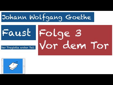 Goethe Faust, Vor dem Tor, Inhalt
