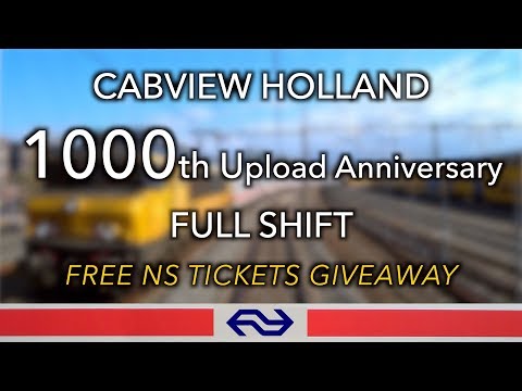 GRATIS NS TICKETS: 1000 Uploads Anniversary CABVIEW HOLLAND [FULL SHIFT] 12apr 2019