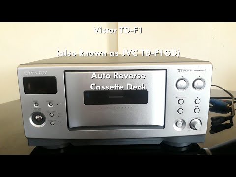 JVC Victor TD-F1 Hi-Fi Auto Reverse Cassette Deck (Demo)