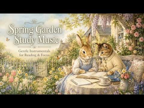 A Quiet Study Day in the Bunny's Garden