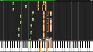 Sports & Wine - Ben Folds Five - Synthesia Piano Tutorial