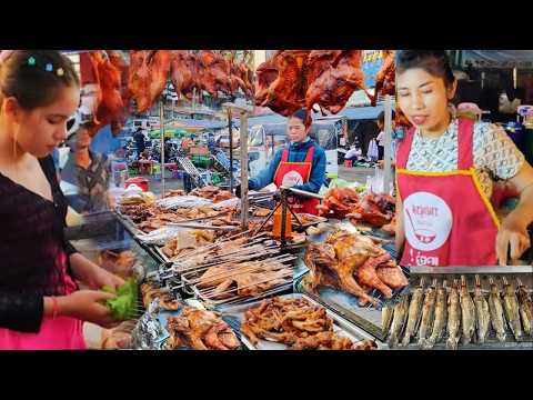 AWESOME! Cambodian STREET FOOD Tour! Oudong Vs Orussey Market Compilation
