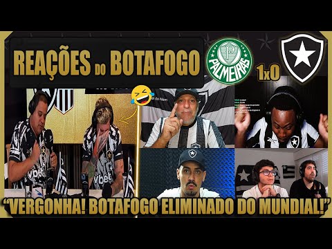 REAÇÕES BOTAFOGUENSES - PALMEIRAS 1x0 BOTAFOGO - ELIMINADO DO MUNDIAL - VAMOS RIR DO BOTAFOGO!