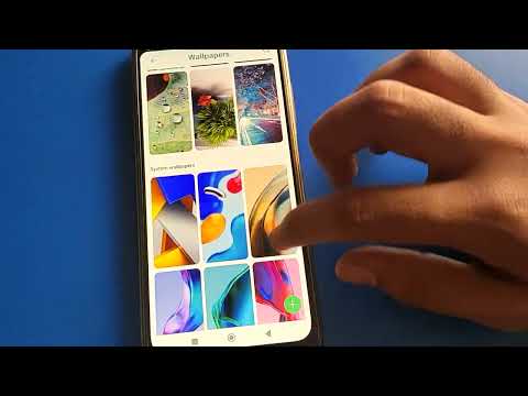 wallpaper setting setup Poco M5, how to set wallpaper poco phone