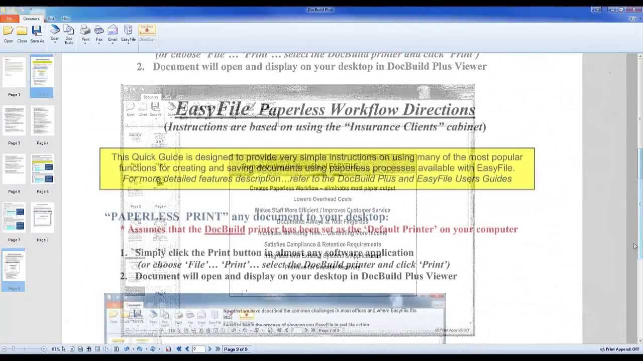 Using DocBuild Plus Toolbars and Features