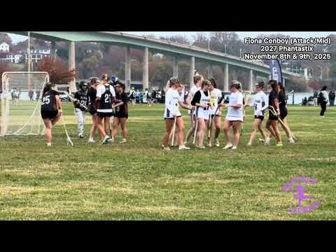 Fiona Conboy 2027 Phantastix MidfieldAttack  2025 Navy Rivalry Chesapeake Highlights