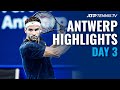 Dimitrov Battles Through; De Minaur, Humbert Impress | Antwerp 2020 Day 3 Highlights
