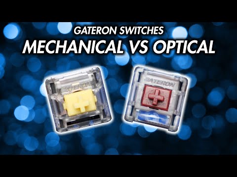 Gateron Switches: Mechanical VS Optical! (Sound Test)
