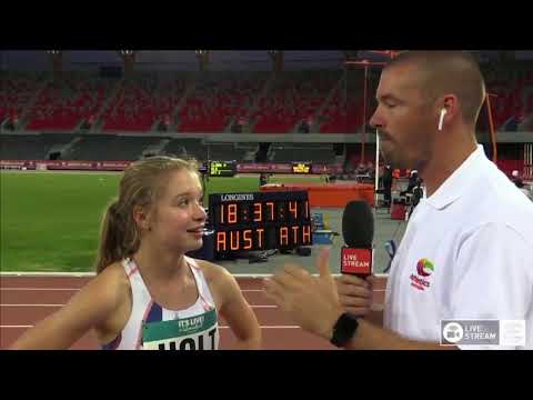 Isis Holt Womens 100m Ambulant Final Interview