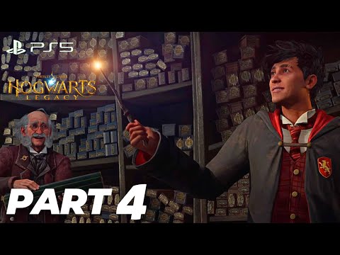 HOGWARTS LEGACY PS5 Walkthrough Gameplay PART 4 - Hogsmeade Boss - (Full Game)
