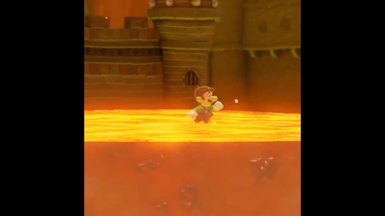 Walk on LAVA in Mario Maker 2!