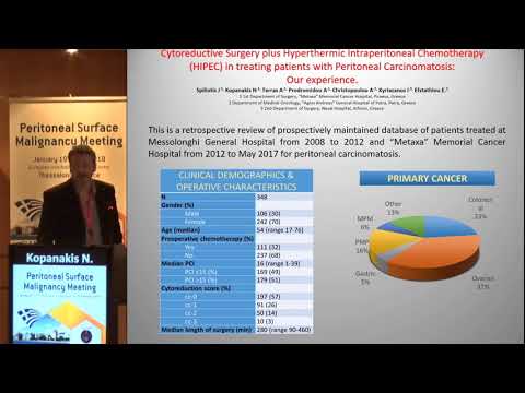 N Kopanakis - The role of cytoreductive surgery (crs) plus hipec after Neoadjuvant chemotherapy in the treatment of advanced Ovarian cancer