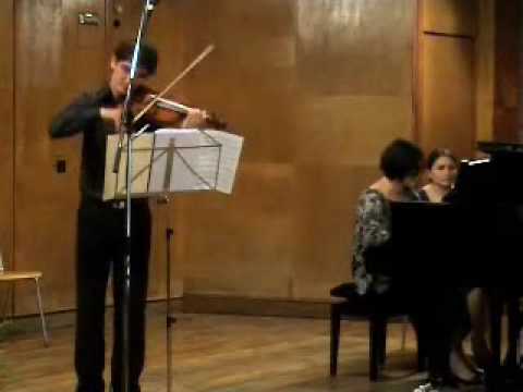 Ernst Mahle: Sonata 1980 (3º mov.) Pedro Barreto & Nara Vasconcelos