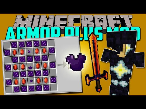 ARMOR PLUS MOD - OP armor with EXAGGERATED crafting!  - Minecraft mod 1.11.2, 1.12.2 and 1.13.2
