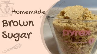 Homemade Brown Sugar | Easy-to-Make | Cost-Effective!
