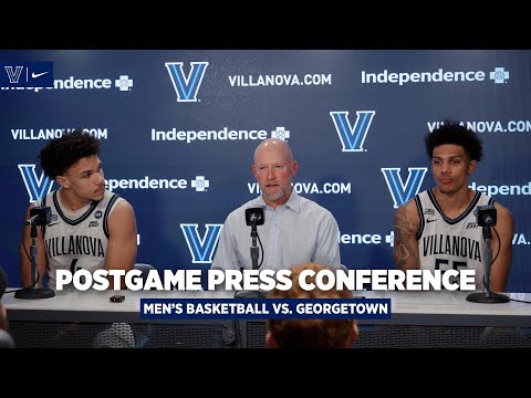 Men's Basketball - Postgame Press Conference vs. Georgetown