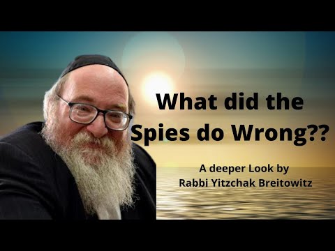 Parshat Shelach: What did the Spies do Wrong? by Rabbi Yitzchak Breitowitz